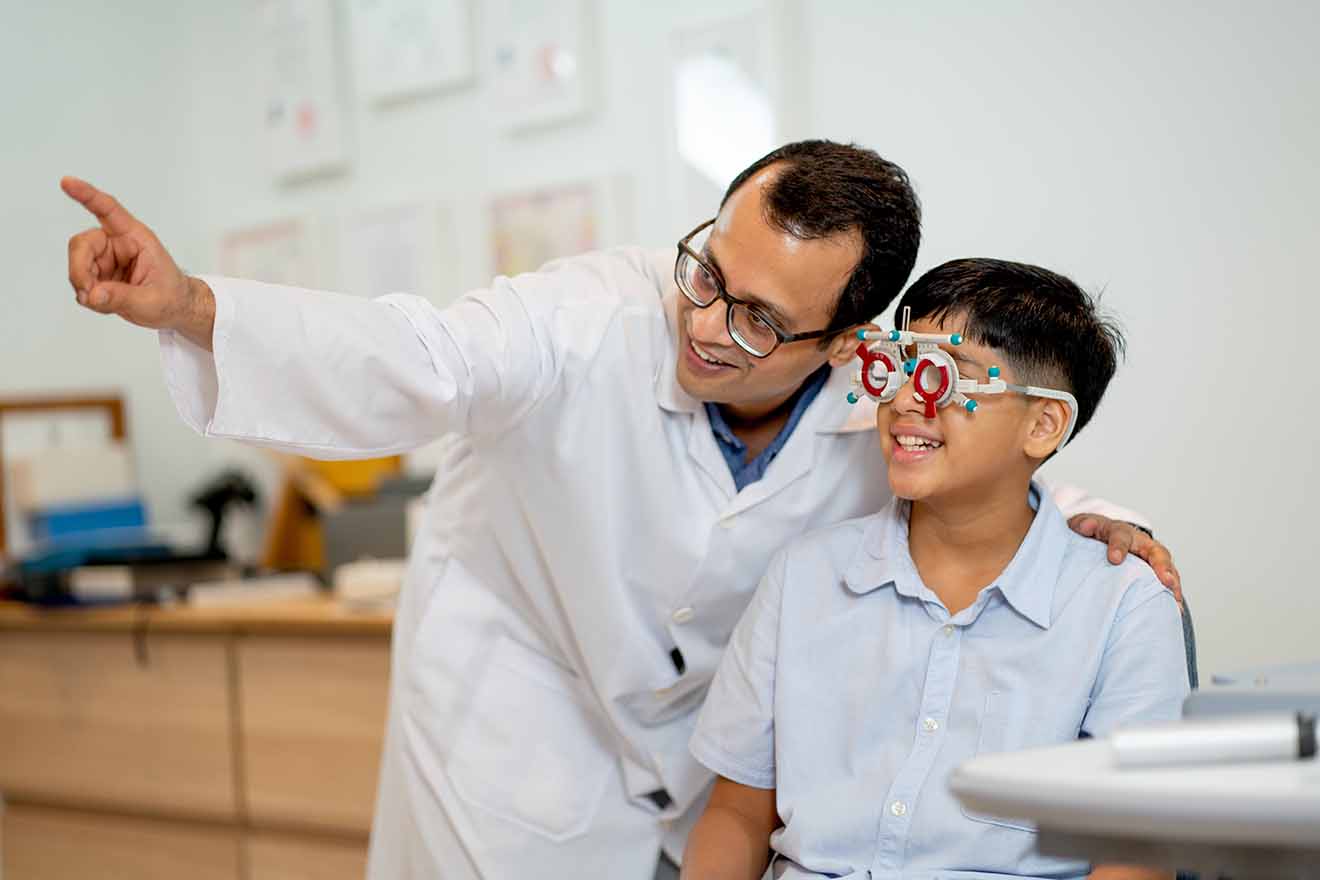 Ophthalmology eye checkup